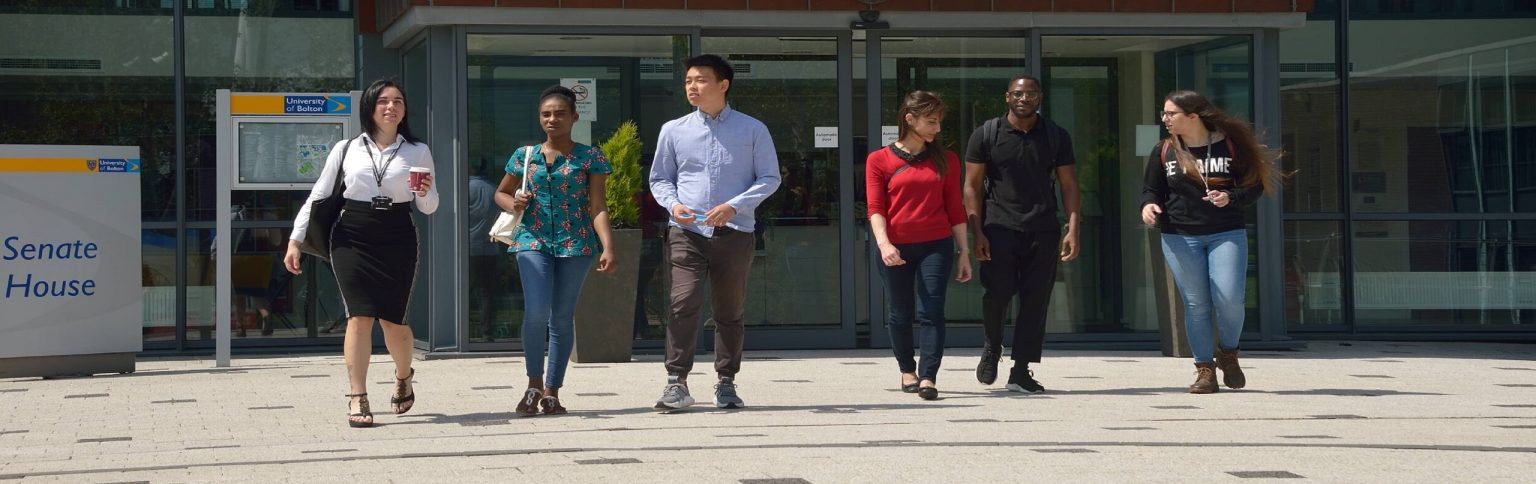 five students leaving university