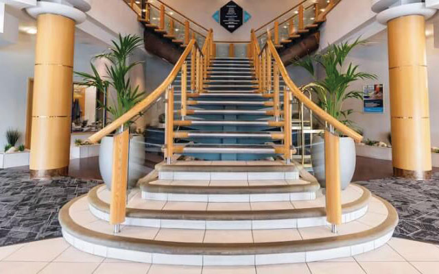 Hotel staircase